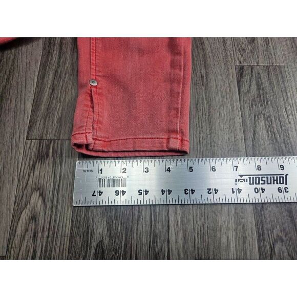 J. Jill Womens Size 2 Petite Pockets Authentic Fit Slim Ankle Pink Denim Jeans - Picture 13 of 13